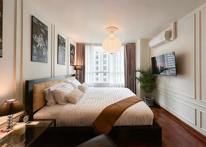 Prime Classic 1 Bedroom Bts Chidlom 72sqm Langsuan Aparthotel Bangkok